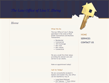 Tablet Screenshot of lisazhenglaw.com